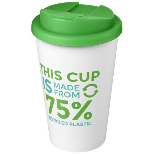 verde/blanco Americano® Vaso térmico de 350 ml con tapa antigoteo