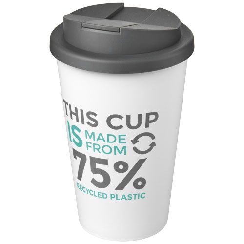 gris/blanco Americano® Vaso térmico de 350 ml con tapa antigoteo
