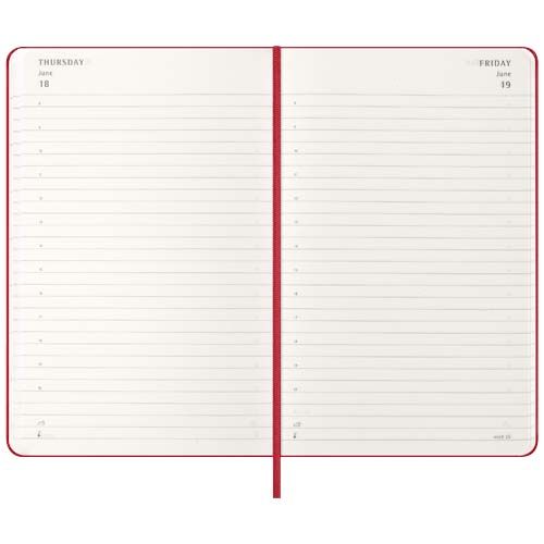 Agenda diaria de 12 meses con tapa dura 