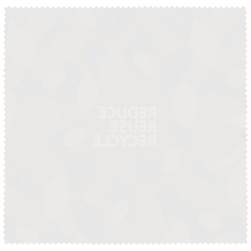 white Paño de limpieza grande de PET reciclado