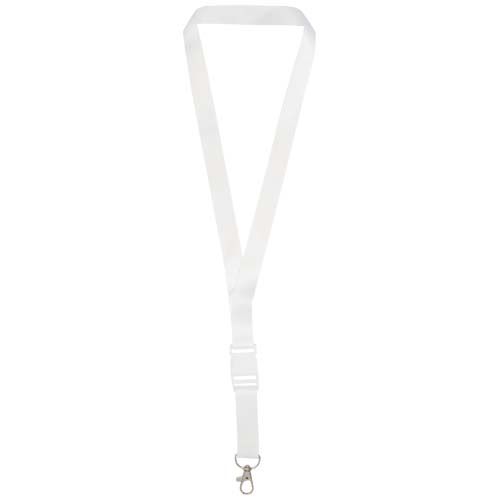 BUCKS LANYARD EN SUBLIMACIÓN DE PET RECICLADO CON HEBILLA DE SEGURIDAD DESMONTABLE