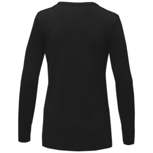 black Jersey de cuello pico para mujer