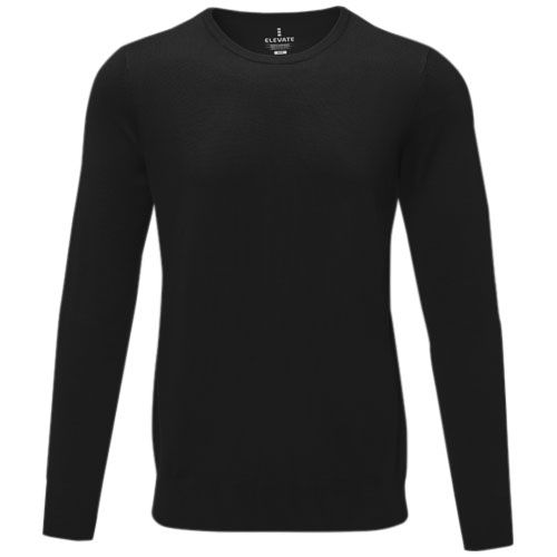 black Jersey de cuello redondo para hombre