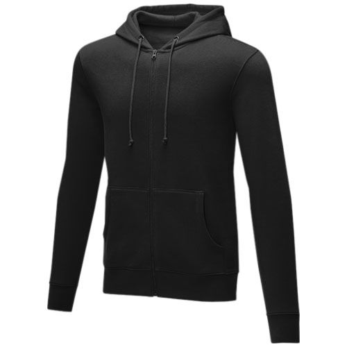 SUDADERA CON CAPUCHA Y CREMALLERA COMPLETA PARA HOMBRE DE 240 G/M² CHARON