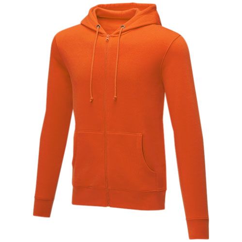 SUDADERA CON CAPUCHA Y CREMALLERA COMPLETA PARA HOMBRE DE 240 G/M² CHARON