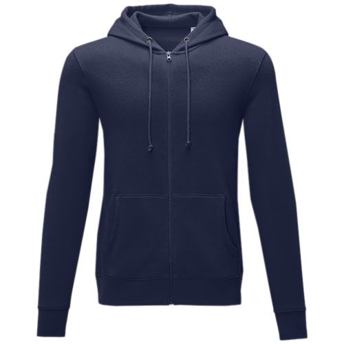 azul marino Sudadera con capucha y cremallera completa para hombre de 240 g/m² Charon