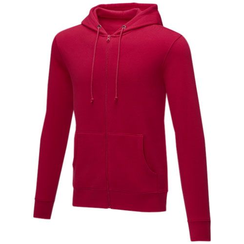 SUDADERA CON CAPUCHA Y CREMALLERA COMPLETA PARA HOMBRE DE 240 G/M² CHARON