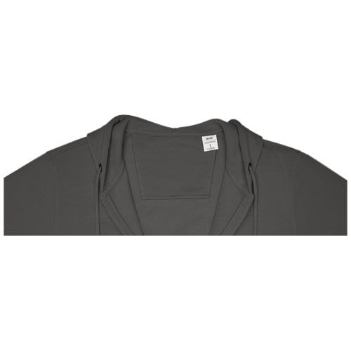 gris tormenta Sudadera con capucha y cremallera completa para hombre de 240 g/m² Charon