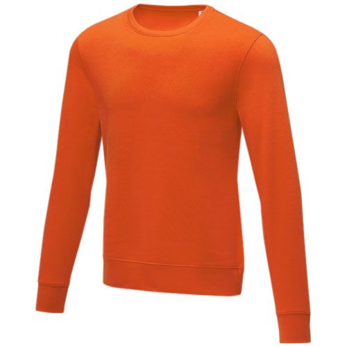 orange Jersey de cuello redondo para hombre