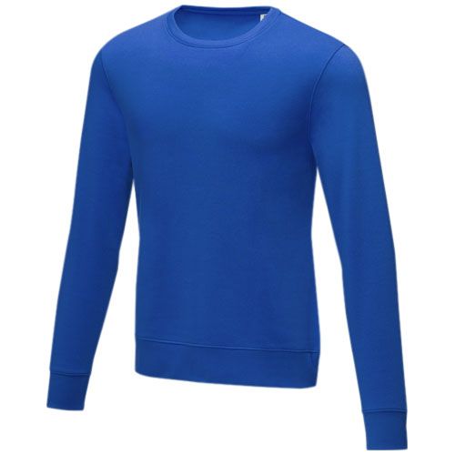 blue Jersey de cuello redondo para hombre