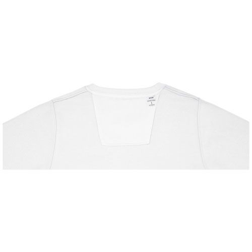 white Jersey de cuello redondo para mujer