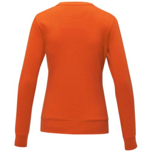 orange Jersey de cuello redondo para mujer