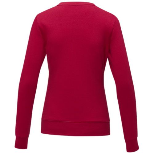 red Jersey de cuello redondo para mujer
