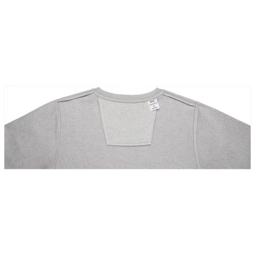 gris chiné Jersey de cuello redondo para mujer