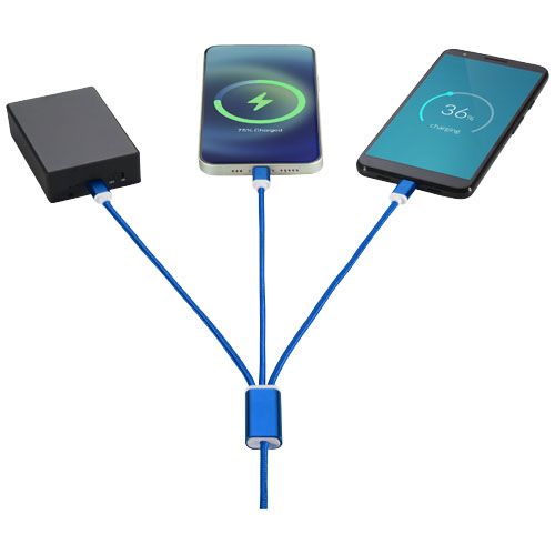 azulón Cable de carga 5 en 1