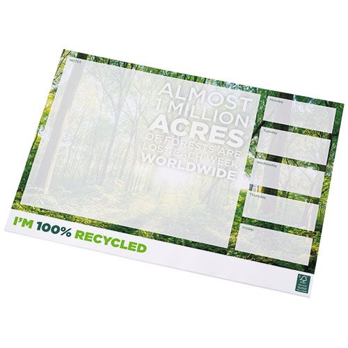 white Libreta A3 de papel reciclado