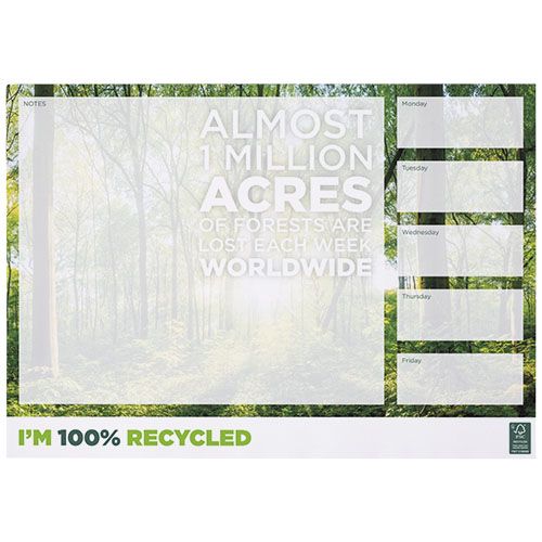 white Libreta A3 de papel reciclado