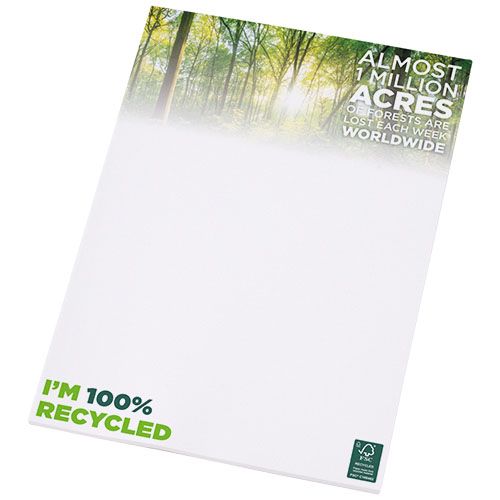 white Libreta A4 de papel reciclado