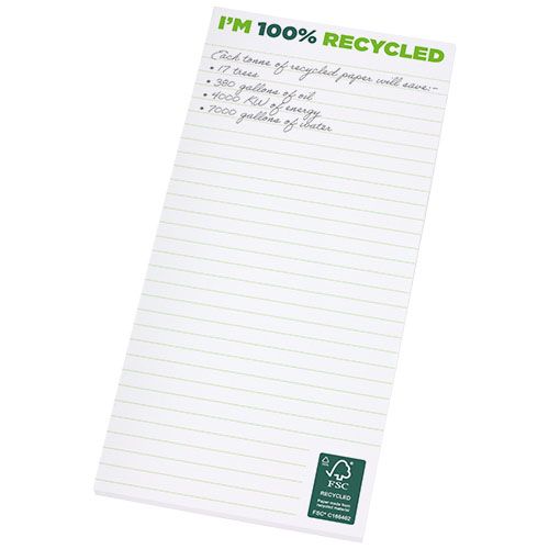 LIBRETA 1/3 A4 DE PAPEL RECICLADO 