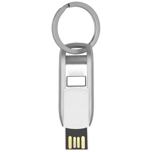 blanco/plateado USB Flip