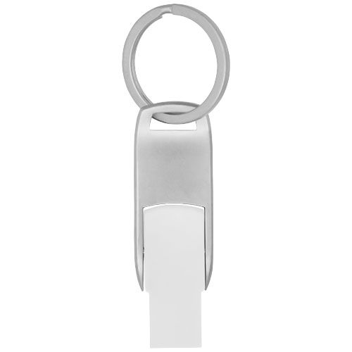 blanco/plateado USB Flip