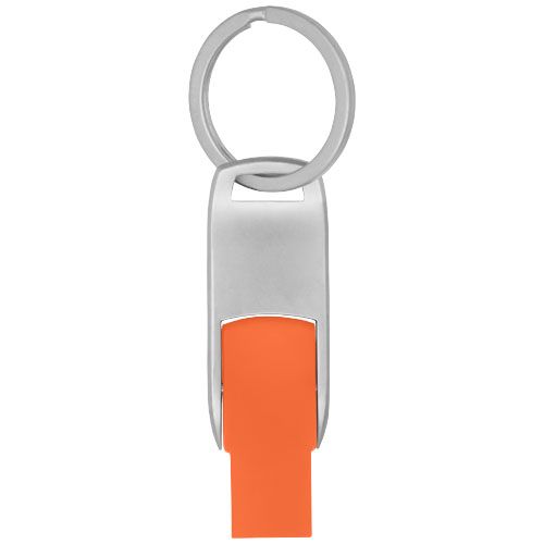 naranja/plateado USB