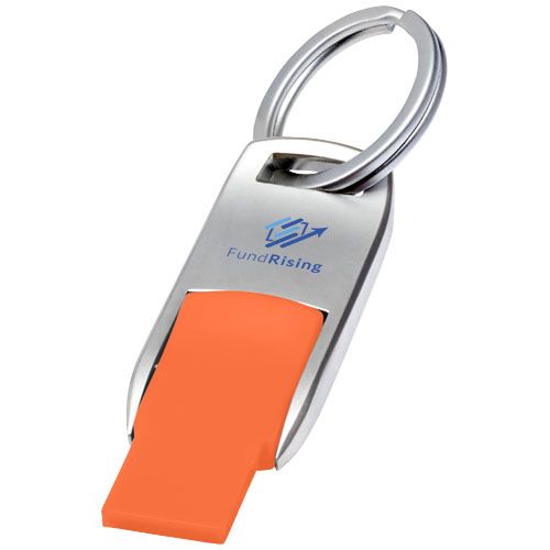 naranja/plateado USB