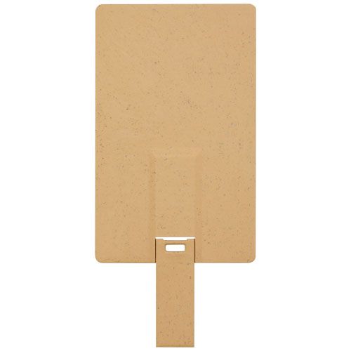 USB con forma de tarjeta de crédito rectangular biodegradable