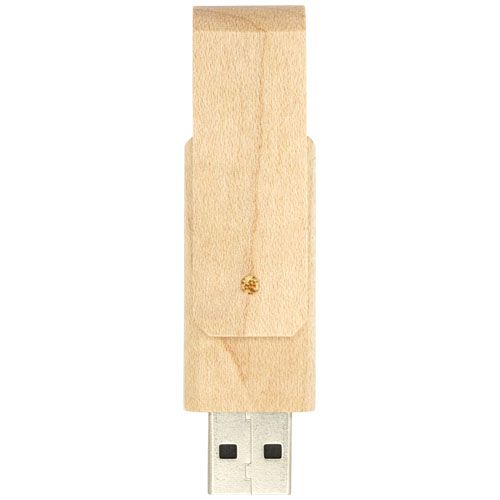 marrón claro USB de madera Rotate