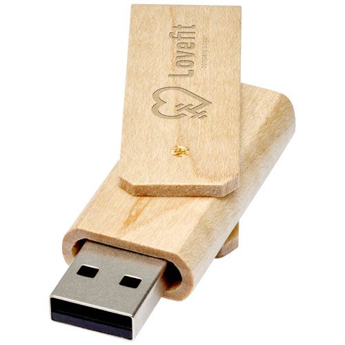 Clé USB Rotate en bois - 2