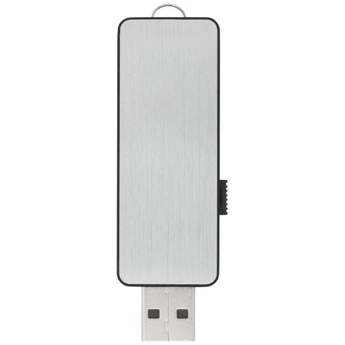 negro/plateado/blanco USB con retroiluminación de luz blanca