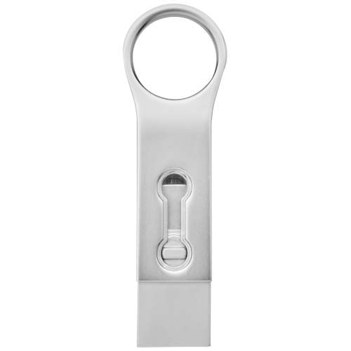 plateado USB 3.0 tipo C redondo grande