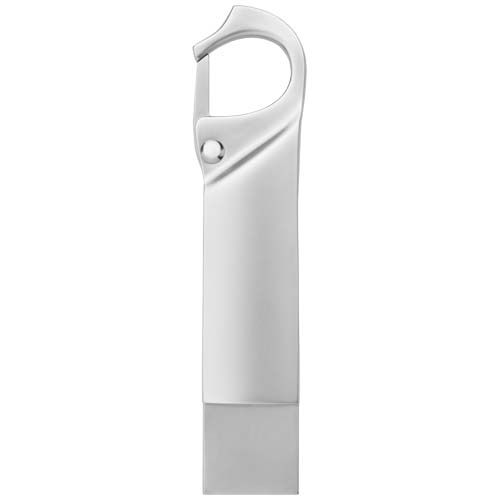 plateado USB 3.0 tipo C con mosquetón