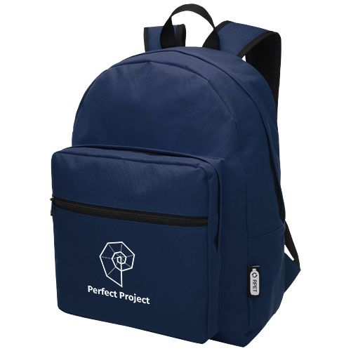 azul marino Mochila de RPET 16L