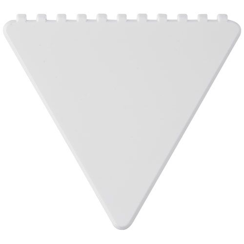 white Rascador de hielo de plástico reciclado triangular Frosty
