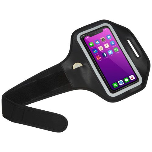 Pulsera smartphone reflectante con funda transparente 