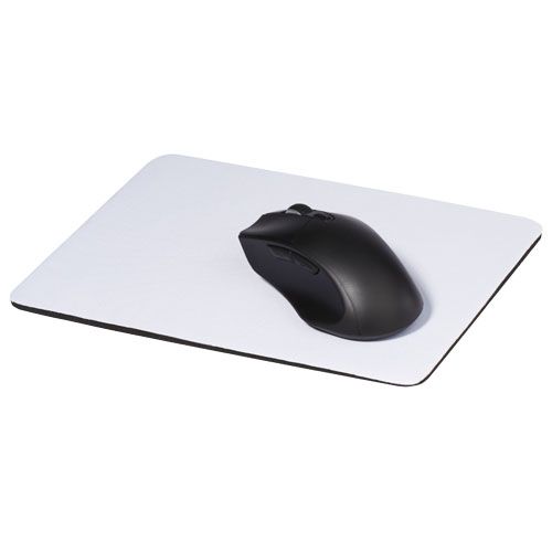 white Alfombrilla de ratón con aditivo antibacteriano