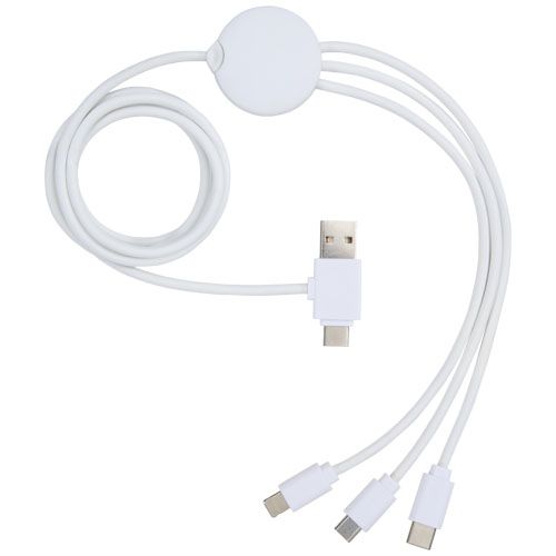 Cable de carga 5 en 1 con aditivo antibacteriano 