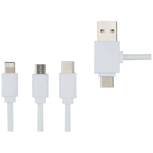 Cable de carga 5 en 1 con aditivo antibacteriano 