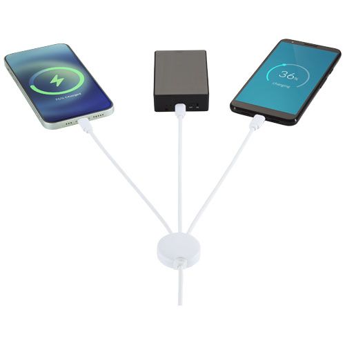 Cable de carga 5 en 1 con aditivo antibacteriano 