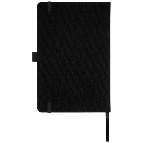 black Libreta de papel reciclado A5 con tapa de PET reciclado