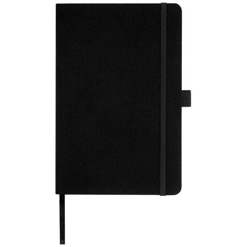 black Libreta de papel reciclado A5 con tapa de PET reciclado