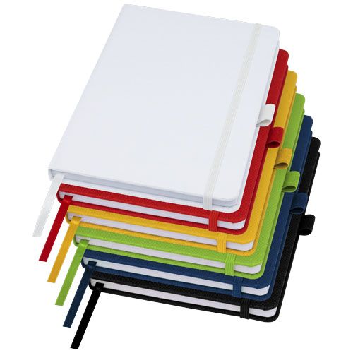 black Libreta de papel reciclado A5 con tapa de PET reciclado