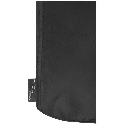 azul oscuro Manta de tejido polar coral de RPET certificada GRS