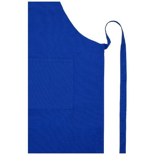 azulón Delantal de algodón orgánico de 200 g/m²