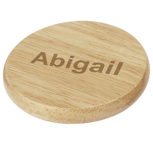 natural Posavasos de madera con abrebotellas