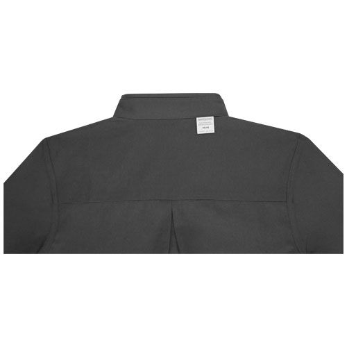 gris tormenta Camisa de manga larga para mujer