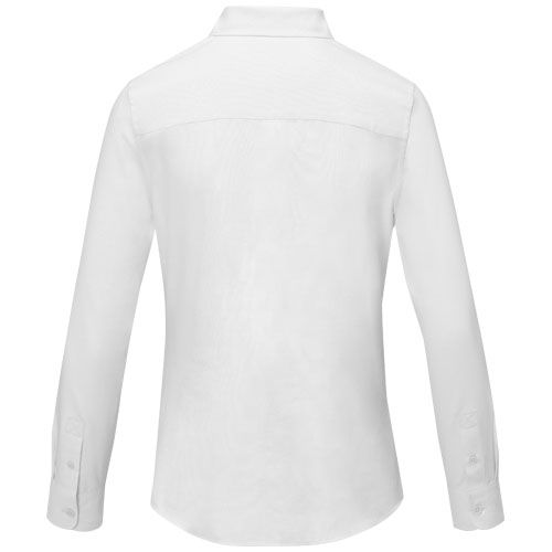 white Camisa de manga larga para mujer