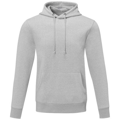 gris chiné Sudadera con capucha para hombre
