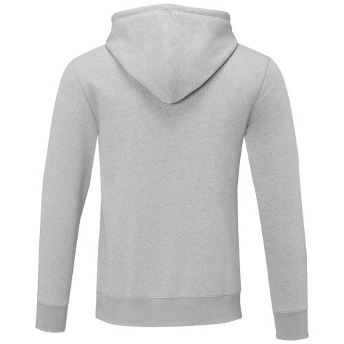gris chiné Sudadera con capucha para hombre